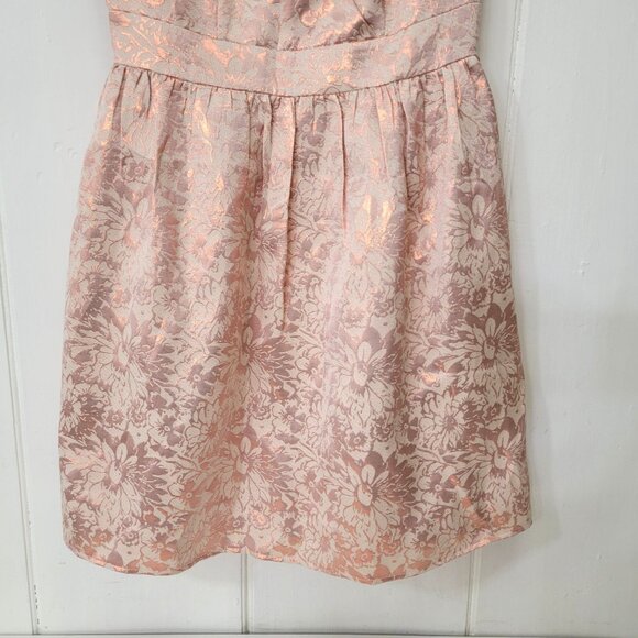 Liza Luxe Pink Brocade Party Dress NWT - Picture 4 of 5